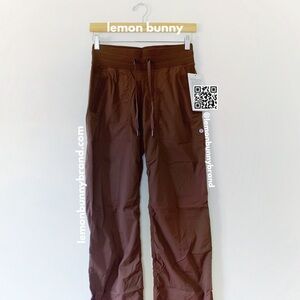 lululemon Dance Studio Mid-Rise Full Length Pant in Java Brown Size 4 New NWT
